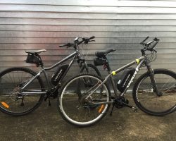 His & hers Giant Rove & Roam 500watt 24.5ahr