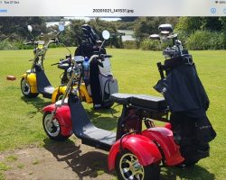 Venture golf trikes in action & enjoying the sunshine