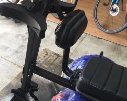 Venture golf trike with double bag holder