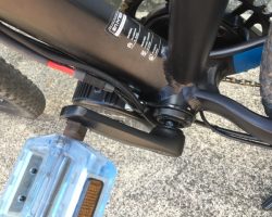 Modified 90mm long left hand crank