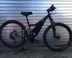 Giant Liv XS 500watt with custom 17.5ahr battery & bag