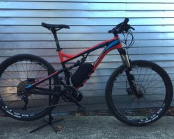 HARO Shift R5 500watt custom 17.5ahr battery & bag
